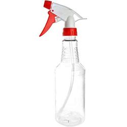 BRIGHTFROM Empty Water Spray Bottle, 16 OZ Refillable Plastic Conatainer with Adjustable Spray Nozzle from Stream to Fine Mist for Hairstyling, Cleaning and Plants