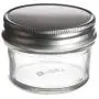 PremiumVials 12 Stück, 4 oz Mason Glasbehälter mit Silberverschlüssen