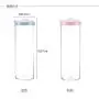 HOMELUNY Pack of 2 Kitchen Storage Jars Cereal Crisper Moisture Proof Plastic Storage Box Airtight Jars(Blue + Pink) for Candy, Cookie, Rice, Sugar,Flour,Snacks Keeping Food Dry & Fresh