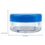 (Quantity: 25 Pieces) Beauticom 5G/5ML Round Clear Jars with BLUE Lids for Lotion, Creams, Toners, Lip Balms, Makeup Samples - BPA Free (Quantity: 25 Pieces) Beauticom 5G/5ML Round Clear Jars with BLUE Lids for Lotion, Creams, Toners, Lip Balms, Makeup Samples - BPA Free