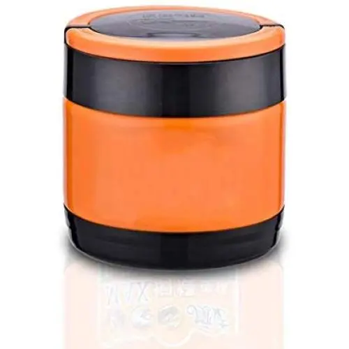 Thermos Essigflasche, Vakuumisolierte Lebensmittelbehälter, Dicht, Tragbar (Farbe: Orange, Größe: 1000ml)