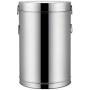 Cookie Jar Cereal Coffee Storage Containers Jar 304 Stainless Steel with Lids Airtight Bpa Free Large, Food Storage Containers Jar for Kitchen Pantry Organization Canister Candy Bulk, 20L/25L