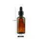 4 Stück 50 ml 1,7 oz Behälter mit Amberglasflasche und Tropfer für wiederbefüllbare Ätherische Öle