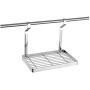 Marie Hanging Mesh Spice Rack Organizer with 600mm Hanging Rod for Kitchen Seasoning Jar Storage Shelf