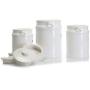 Home Essentials Fiddle & Fern Set Of 3 Prep Canisters With Handles