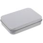 Milue Small Metal Tin Silver Storage Box Case Organizer For Money Coin Candy Key (02#)