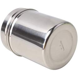 SONGLIN Simple Stainless Steel Sealed Cans Portable Storage Tank Milk Tea Cans Seasoning Jar Travel Storage Tank,7cmx9cm
