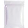 QQ Studio 100pcs Double-Sided Glossy Metallic Mylar Flat Packaging Ziplock Bags (3" x 4", Glossy White)