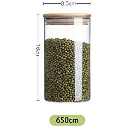 Glass Jar with Lid Food Candy Storage Bottles Tea Container Cup Sealing Jars Kitchen Accessories,Glass Container,650ml Glass Jar with Lid Food Candy Storage Bottles Tea Container Cup Sealing Jars Kitchen Accessories,Glass Container,650ml