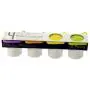Les Artistes - Paris A-0708 Silicone Set of 2 Yoghurt Pots-Porcelain Les Artistes - Paris A-0708 Silicone Set of 2 Yoghurt Pots-Porcelain