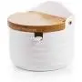 Bocal en Céramique pour Sucre - Pot à Condiments avec Couvercle et Cuillère, Contenant Inversable pour Épices, Crème, etc. Avec Étiquette Chaleur, Cadeau Pratique/Décoration Mignonne/Meilleur Rangement Cuisine, Semicirculaire, 270ML (9.1oz) Bocal en Céramique pour Sucre - Pot à Condiments avec Couvercle et Cuillère, Contenant Inversable pour Épices, Crème, etc. Avec Étiquette Chaleur, Cadeau Pratique/Décoration Mignonne/Meilleur Rangement Cuisine, Semicirculaire, 270ML (9.1oz)