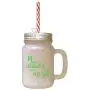 Green Fir Is Not A Destination ItS A Way Of Life Frosted Glass Mason Jar With Straw Green Fir Is Not A Destination ItS A Way Of Life Frosted Glass Mason Jar With Straw