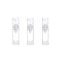 12PCS Clear Empty Portable Refill Airless Vacuum Pump Bottles Cosmetic Make-up Cream Lotion Sample Travel Packing Toiletries Liquid Storage Container Vial Jars for Emulsion Face Cream Shower Gel