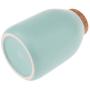 Flameer Pack 3, Kitchen Canister, Food Storage Container, Ceramic Pot Jar for Cereal Tea Sugar Serving Button Cork Stopper 800ml
