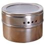 Seasoning Jar, Maserfaliw 4Pcs/Set Stainless Steel Kitchen Spice Storage Box Barbecue Seasoning Jar Bottle, Recyclable, Suitable For Holiday Gifts In The Outing and Indoors.