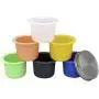 Divider Cup for Wide Mouth Mason Jars - For Salads, Dips, and Snacks (Mint Green) Divider Cup for Wide Mouth Mason Jars - For Salads, Dips, and Snacks (Mint Green)