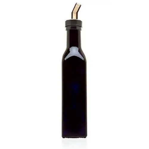 Bouteilles en verre carrées UV de 250 ml (8,5 fl oz) avec goulotte en plastique – Pack de 3 Bouteilles en verre carrées UV de 250 ml (8,5 fl oz) avec goulotte en plastique – Pack de 3