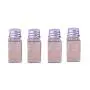 12PCS 10ml/0.3oz Clear Plastic Bottle Tube Empty Refillable Travel Makeup Sample Packing Storage Container Pot Jar Vial Dispenser with Aluminum Cap for Facial Cream Shampoo Shower Gel Lotion
