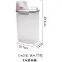 storage jar Grain container Food container Storage Box，Modern Housewife Kitchen Household Small Grains Moisture Storage Storage Tank, 4 kg Pack
