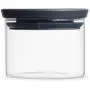 Brabantia Stackable Glass Jar, + Grey Lid, for Storage, Accessories, 0.35l, 298301 Brabantia Stackable Glass Jar, + Grey Lid, for Storage, Accessories, 0.35l, 298301