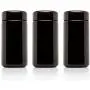 Infinity Jars 100 ml (3.3 fl oz) 3-Pack Tall Black Ultraviolet Refillable Empty Glass Screw Top Jar Infinity Jars 100 ml (3.3 fl oz) 3-Pack Tall Black Ultraviolet Refillable Empty Glass Screw Top Jar