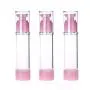 3Pcs Portable Empty Refillable Plastic Airless Pump Bottles Cosmetic Makeup Cream Lotion Toner Toiletries Liquid Sample Packing Storage Containers Vial Jar Pots(Pink-50ml/1.7oz) 3Pcs Portable Empty Refillable Plastic Airless Pump Bottles Cosmetic Makeup Cream Lotion Toner Toiletries Liquid Sample Packing Storage Containers Vial Jar Pots(Pink-50ml/1.7oz)