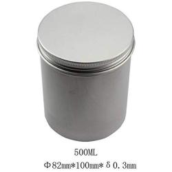 500Ml Round Tin Jar Box 5Pcs Aluminum Sealed Storage Box Spices Storage Coffee Candy Gift Box Tea Jars Cans Organizer Container