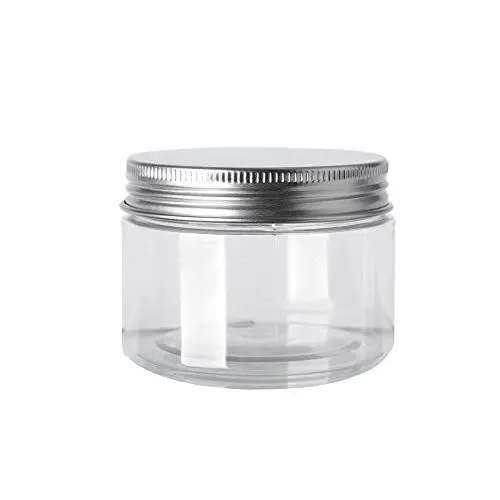 6PCS 120ML/4Oz Clear Empty Refillable PET Plastic Wide Mouth Cosmetic Bottles With Aluminum Cap-Cream Lotion Holder Case Makeup Storage Contanier Facial Pack Pot Jar 6PCS 120ML/4Oz Clear Empty Refillable PET Plastic Wide Mouth Cosmetic Bottles With Aluminum Cap-Cream Lotion Holder Case Makeup Storage Contanier Facial Pack Pot Jar