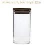 Yl Ly Transparent Sealed Jar Glass Bottle With Lid Coffee Grains Storage Tank Food Storage Tank Moisture-Proof Tank Household 2