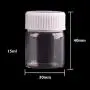 Bouteilles et Jars de Rangement | 15ml 25ml 40ml 50ml 60ml Bouteilles en Verre Transparent avec Bouchon Plastique Blanc Petites Fiole Vials DIY Artisanat 24pcs | par HUDITOOLS | 1 PC Bouteilles et Jars de Rangement | 15ml 25ml 40ml 50ml 60ml Bouteilles en Verre Transparent avec Bouchon Plastique Blanc Petites Fiole Vials DIY Artisanat 24pcs | par HUDITOOLS | 1 PC