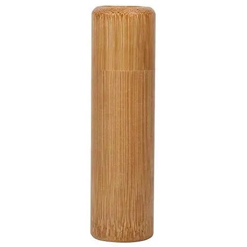 Naturale Runde Bambus-Dose mit Sichtfenster für Tee, Süßigkeiten, Trockennahrung, Behälter, Aufbewahrung