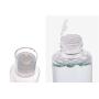 6PCS 100ml/3.4oz Empty Refillable Clear Plastic Bottle Vial Jar Cosmetic Container Travel Packaging with Orifice Reducer and Screw Lid for Lotion Emulsion Toner Essential Oil