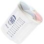 UPKOCH Food Canisters Storage Containers Transparent Plastic Sugar Grain Snacks Beans Nuts Storage Box Organizer 3 Slots