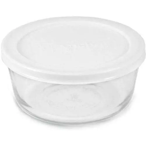 1 Cup Glass Food Storage with White Lid 4 Pack 1 Cup Glass Food Storage with White Lid 4 Pack