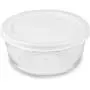 1 Cup Glass Food Storage with White Lid 4 Pack 1 Cup Glass Food Storage with White Lid 4 Pack