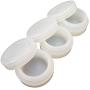 SZBS Silicone containers 7ml Clear Container For Dab Oil Non-stick Round Shape Concentrate Wax Storage Jars (10)