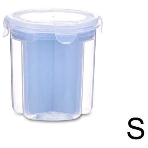 Hot Home Kitchen Storage Jar Sealed Anti Moisture Sorting Grids Beans Pld,1