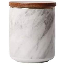 Mini Spice Jars Nordic ceramic sealed cans with lid marble storage jar