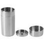 Stainless Steel Tea Tins Canister Home Kitchen Canisters for Tea Coffee Sugar Storage Sealed Against Moisture With lid(L)