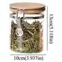 Glaskaraffen mit Deckel für Gewürze, Süßwaren, Lebensmittel, Zubehör, Tee, Kaffee, Zucker – Verschlussbehälter, 151 lb (600 ml)