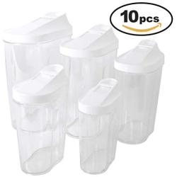 Mr. Kitchens Easy 10Pc Food Storage Containers; 5 Containers & 5 Lids