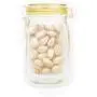 giveyoulucky Portable Sealing Bag,Multipurpose Jar Dried Food Fruit Nuts Tea Packaging Pouches Red