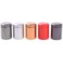Mini Tin Storage Box Round Shaped Sealed Jar Cans Coffee Tea Candy Tea Iron Box Tinplate Container For Gift Home Decor New,Silver