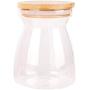 UPKOCH Glass Storage Jar Kitchen Food Storage Canisters Container With Airtight Lid 550ml