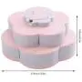 Boîte Rotative à Décoration de Fleurs Bloom pour Bonbons, Organisateur de Bijoux, 10 Compartiments - BPA Free - Sans BPA - Lavable au Lave-vaisselle (Rose) Boîte Rotative à Décoration de Fleurs Bloom pour Bonbons, Organisateur de Bijoux, 10 Compartiments - BPA Free - Sans BPA - Lavable au Lave-vaisselle (Rose)