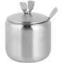 3 in 1 Stainless Steel Spice Condiment Seasoning Jar Box for Kitchen Salt Sugar