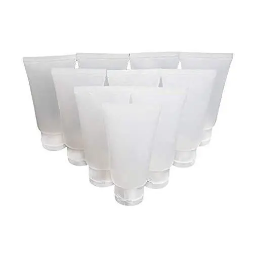 LASSUM 10 PCS Refillable Empty Plastic Squeeze Soft Tubes Bottle,Flip Cap Bottle Cosmetic Cream Lotion Shampoo Travel Containers (30ML) LASSUM 10 PCS Refillable Empty Plastic Squeeze Soft Tubes Bottle,Flip Cap Bottle Cosmetic Cream Lotion Shampoo Travel Containers (30ML)