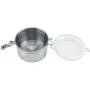 yHRgETLD Stainless Steel Food Storage Containers Cereal Containers with Easy Lock Lids Airtight Sealed Can Coffee Bean Sugar Tea Jar Storage Container Height 7.5cm 5 Inches yHRgETLD Stainless Steel Food Storage Containers Cereal Containers with Easy Lock Lids Airtight Sealed Can Coffee Bean Sugar Tea Jar Storage Container Height 7.5cm 5 Inches