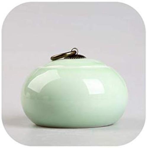 Porcelain Tea Box Kitchen Storage Bottles Food Stash Jar Airtight Smell Proof Container Tea Coffee Storage Tank Small Tea Jar,3