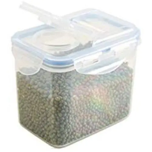 HUPLUE Kitchen Square Food Storage Containers Canister Pantry Organizer Jar Cereal Container Air Tight Canisters with Lids HUPLUE Kitchen Square Food Storage Containers Canister Pantry Organizer Jar Cereal Container Air Tight Canisters with Lids